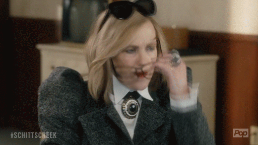 Schitt's Creek: Moira says, "And so it begins again."