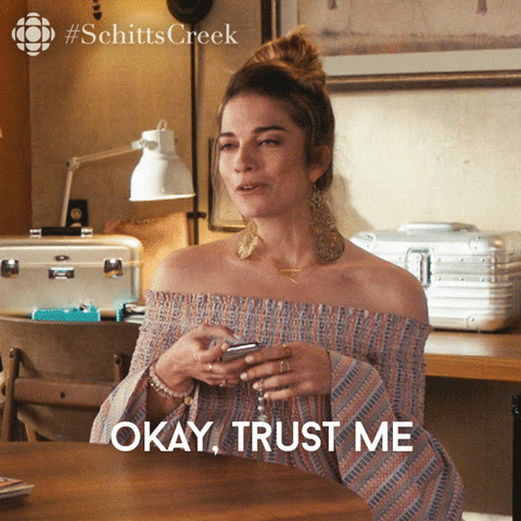 Schitt's Creek: Alexis says, "Fun and casual."